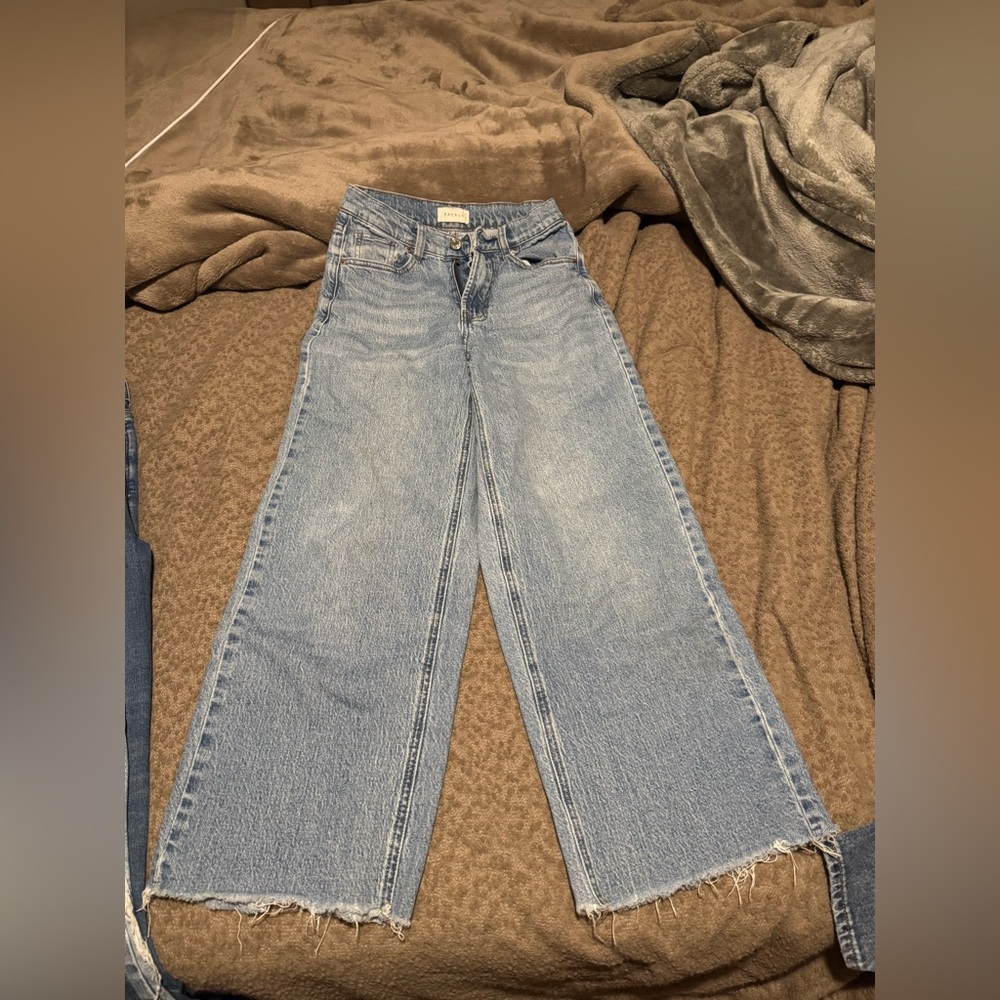 Women's Blue Wide-Leg Jeans pacsun